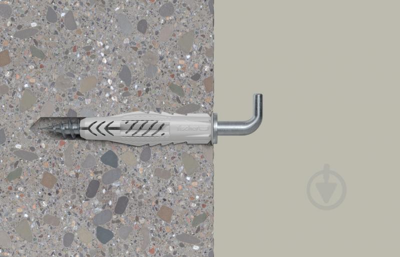 Дюбель універсальний UX без бурта з L-гаком fischer 6x35 мм 25 шт. (94408) - фото 3