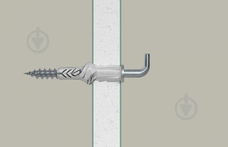Дюбель універсальний UX без бурта з L-гаком fischer 6x35 мм 25 шт. (94408) - фото 4