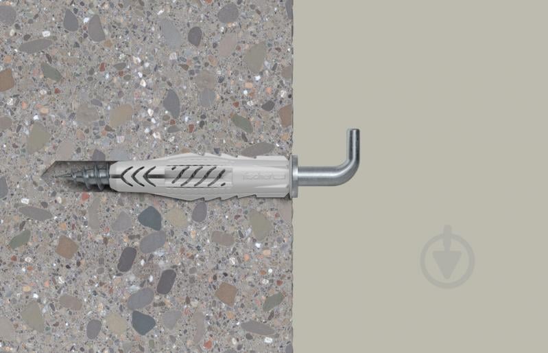 Дюбель універсальний UX без бурта з L-гаком (94410) fischer 8x50 мм 25 шт. (94410) - фото 3 Дюбель універсальний UX без бурта з L-гаком (94410) fischer 8x50 мм 25 шт. (94410) - фото 3