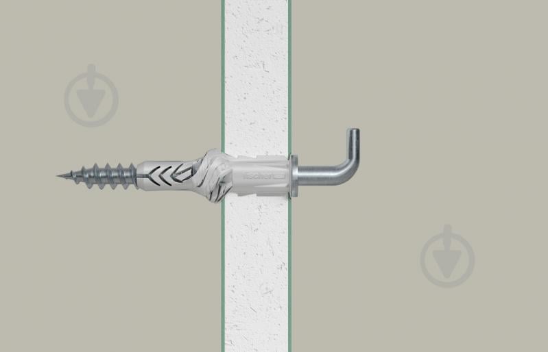 Дюбель універсальний UX без бурта з L-гаком (94410) fischer 8x50 мм 25 шт. (94410) - фото 4 Дюбель універсальний UX без бурта з L-гаком (94410) fischer 8x50 мм 25 шт. (94410) - фото 4