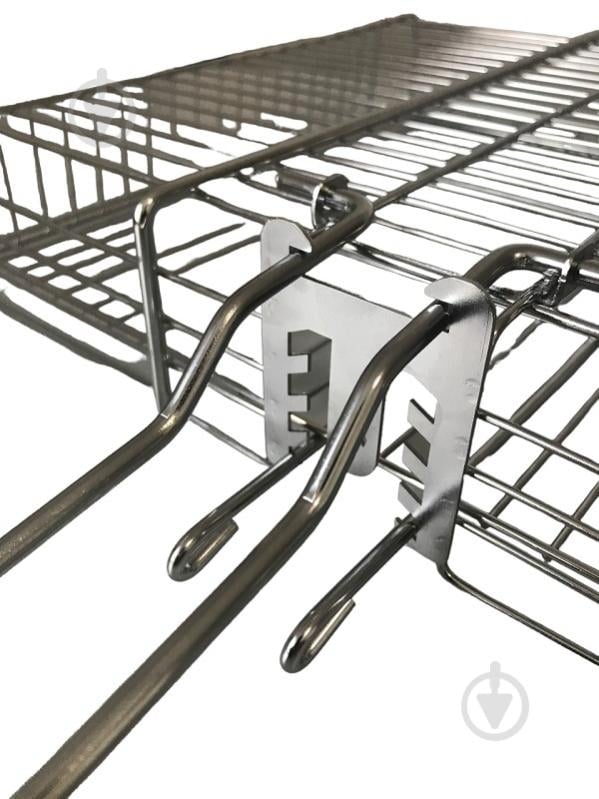 Решітка-гриль зі знімною ручкою Гриляка універсальна L 30х25 см - фото 3 Решітка-гриль зі знімною ручкою Гриляка універсальна L 30х25 см - фото 3