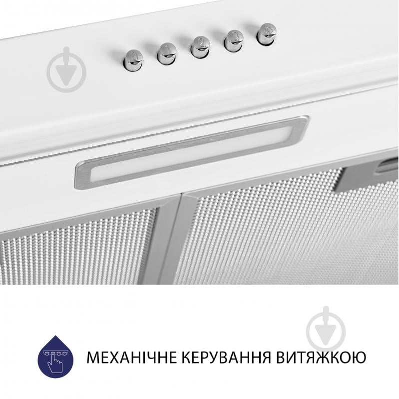 Витяжка Minola HPL 504 WH плоска - фото 4