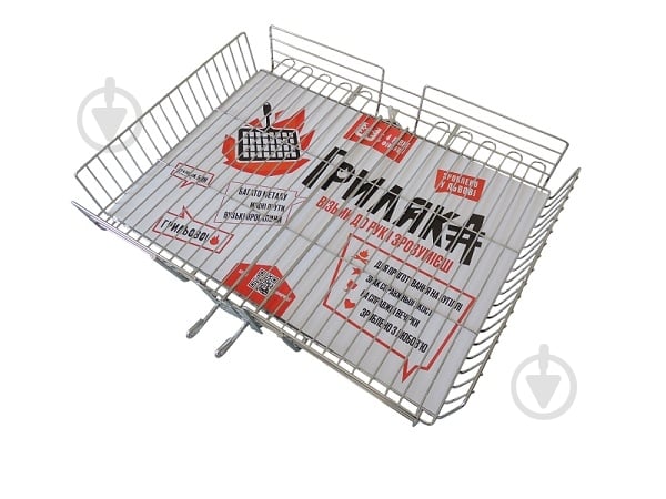Решітка-гриль зі знімною ручкою Гриляка універсальна XL 40х30 см - фото 3 Решітка-гриль зі знімною ручкою Гриляка універсальна XL 40х30 см - фото 3