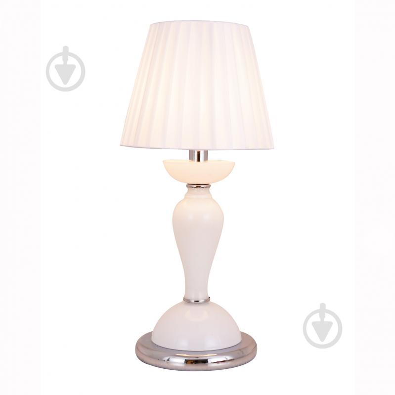 Настільна лампа декоративна Victoria Lighting Delicia/Tl1 1x40 Вт E14 білий - фото 1