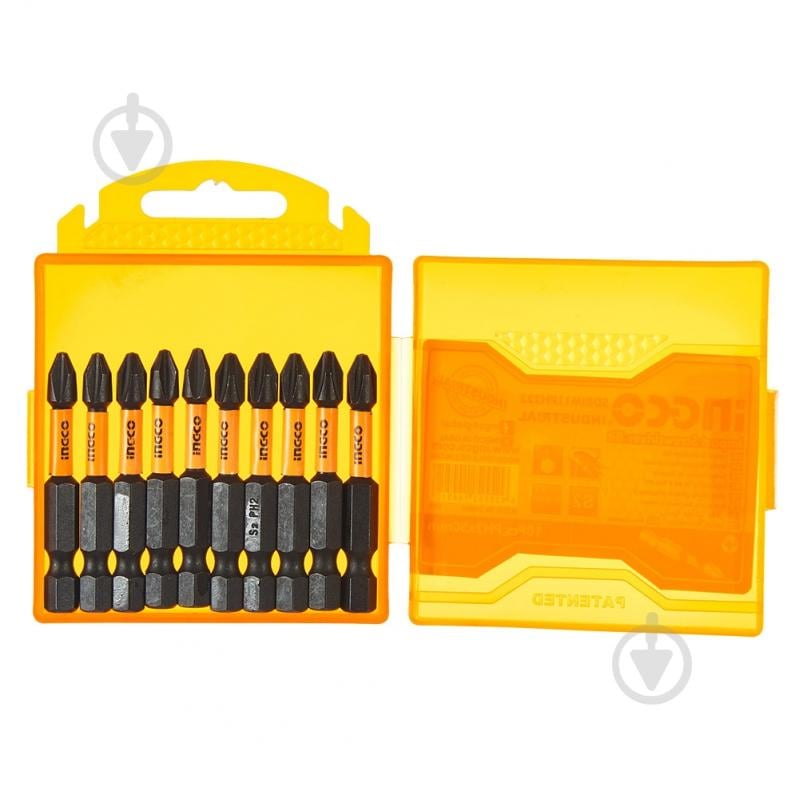 Набор бит S2 PH2х50 мм 10 шт. SDBIM11PH223 - фото 4