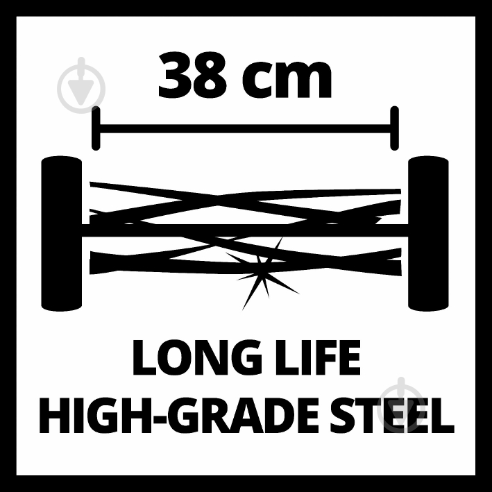 Газонокосилка аккумуляторная Einhell GE-HM 18/38 Li - Solo (3414200) - фото 11