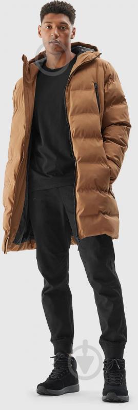 Пуховик мужской 4F DOWN JACKET M246 4FAW23TDJAM246-82S р.3XL бежевый - фото 4