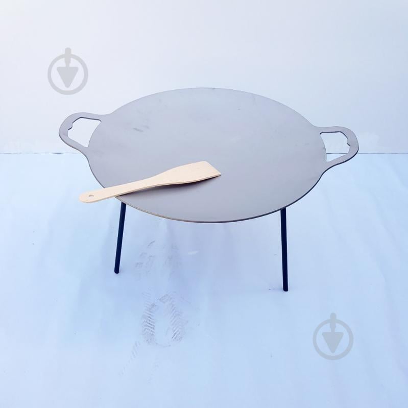 Тарілка-сковорода ø470 мм з харчової нержавіючої сталі - фото 5