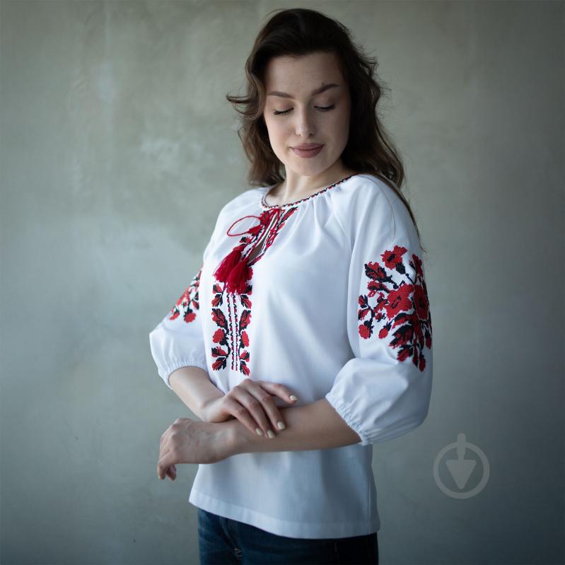 Вишиванка Едельвіка білий р. XL 115-25/09 - фото 3
