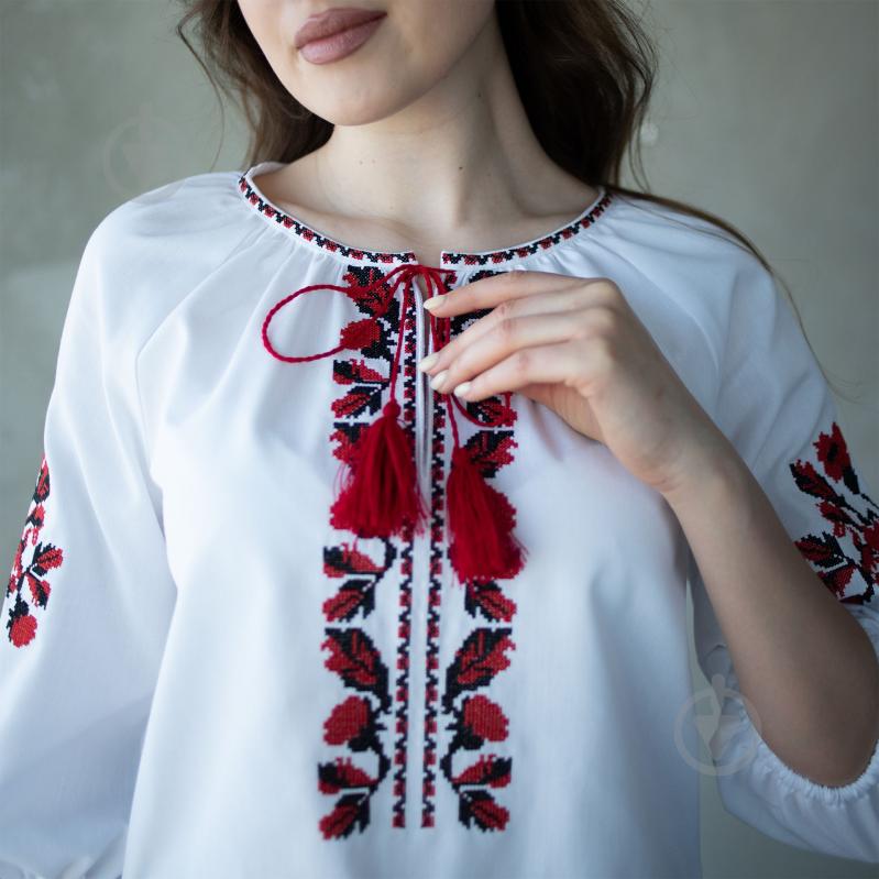 Вишиванка Едельвіка білий р. XL 115-25/09 - фото 4
