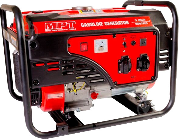 Генератор бензиновий MPT 3 кВт / 3,6 кВт 220 В MGG3603 - фото 2
