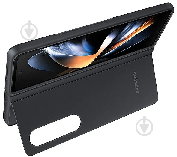 Чехол-бампер Samsung Fold 4 Slim Standing Cover Black (EF-MF936CBEGUA) - фото 4