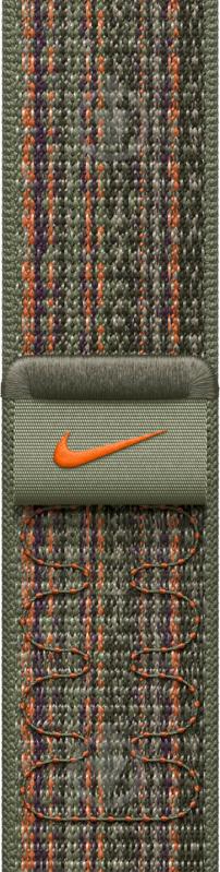 Ремешок Apple 41mm Sequoia/Orange Nike Sport Loop (MTL33ZM/A) - фото 1