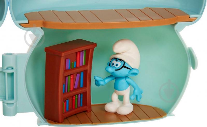 Набір фігурок Jakks Pacific Smurfs Mushroom House Brainy Smurf 96572 (96570) - фото 4