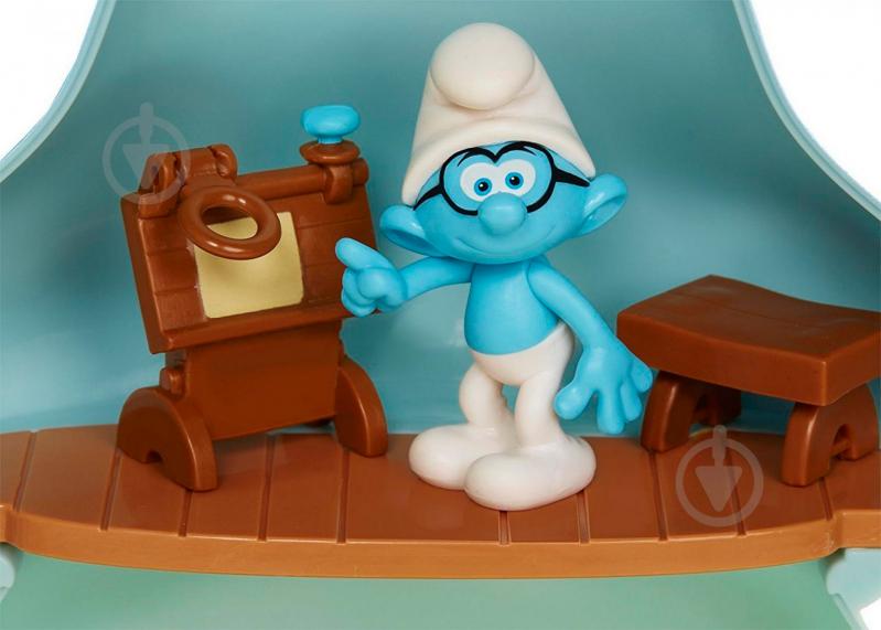 Набір фігурок Jakks Pacific Smurfs Mushroom House Brainy Smurf 96572 (96570) - фото 5