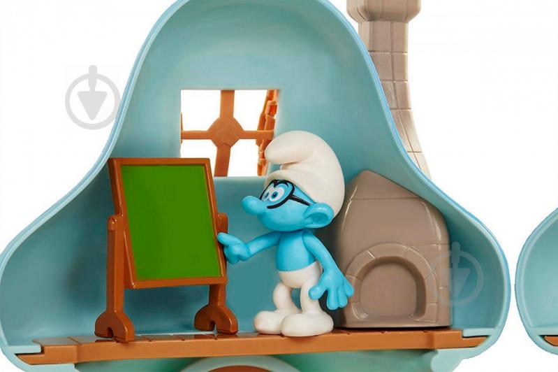 Набір фігурок Jakks Pacific Smurfs Mushroom House Brainy Smurf 96572 (96570) - фото 3