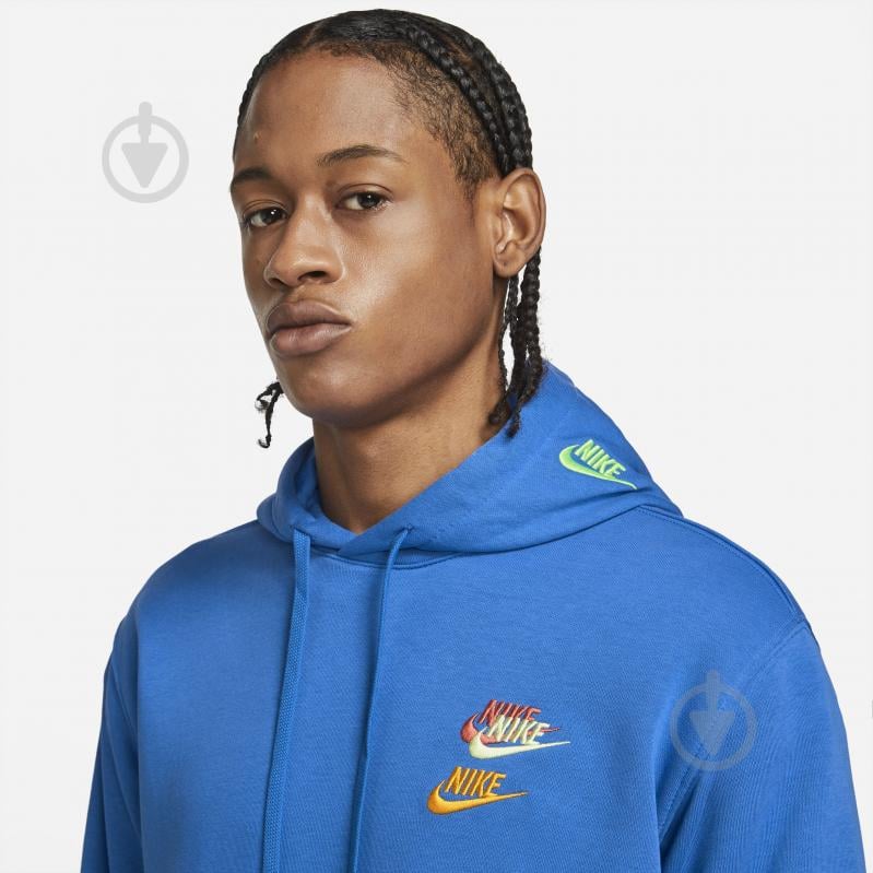 Джемпер Nike M NSW SPE+ FT PO HOODIE M FTA DD4666-403 р. XL голубой - фото 3