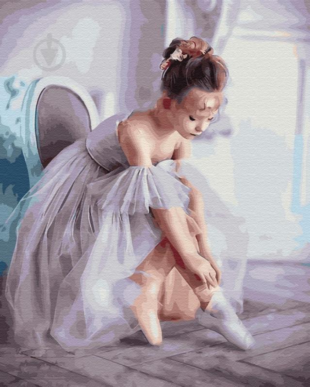 ᐉ Картина по номерам Маленькая балерина GX33063 40x50 см Brushme ...