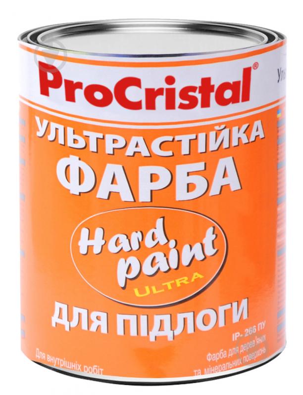 Емаль ProCristal для підлоги Hard Paint червоно-коричневий глянець 0,75 л - фото 1