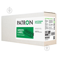 Картридж лазерний Patron HP LJ CF280A (PN-80AGL) Green Label black - фото 1