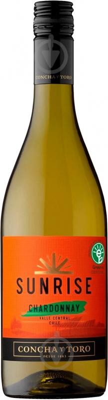 Вино Sunrise Chardonnay белое сухое 0,75 л - фото 1