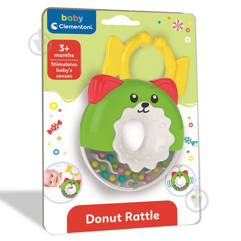 Погремушка Clementoni "Donut Rattle" 17504 - фото 2 Погремушка Clementoni "Donut Rattle" 17504 - фото 2
