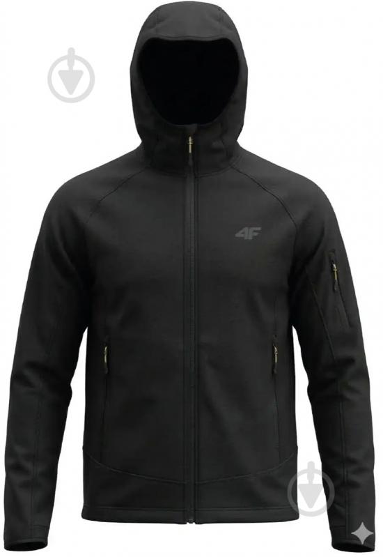 Куртка мужская 4F Softshell Jacket M666 4FWSS27TSOFM666-20S р.L черная - фото 1 Куртка мужская 4F Softshell Jacket M666 4FWSS27TSOFM666-20S р.L черная - фото 1