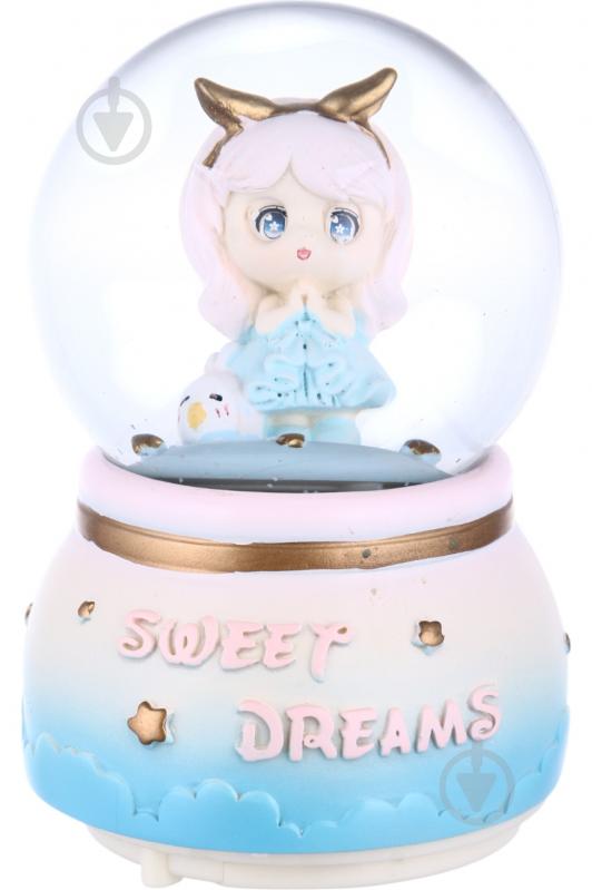 Декорація новорічна JM2118YC куля-LED Sweet Dreams 12.5 см - фото 1