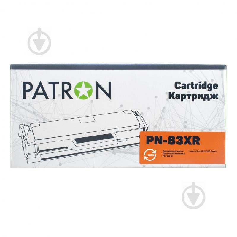 Картридж лазерный Patron HP LJ CF283X (PN-83XR) Extra black - фото 2