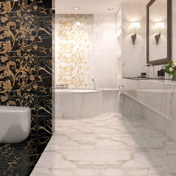 Плитка Golden Tile Terragres Saint Laurent white 9А0510 60,7x60,7 см - фото 4