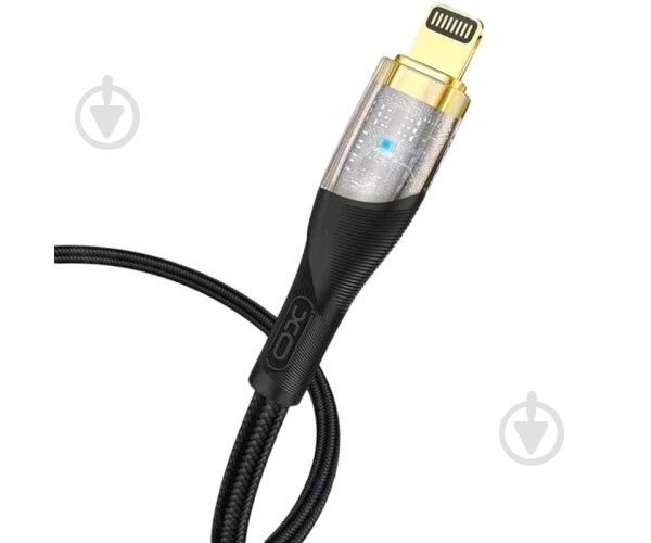 Кабель Xo USB C- L NB-Q223A 27W 1 м black - фото 3