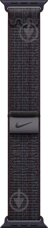 Ремешок Apple 45mm Black/Blue Nike Sport Loop (MUJX3ZM/A) - фото 2