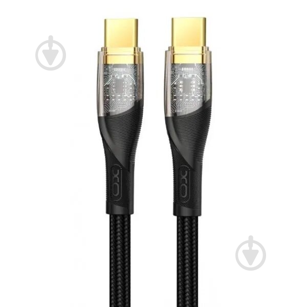 Кабель Xo USB C - USB C NB-Q223B 60W 1 м black - фото 1