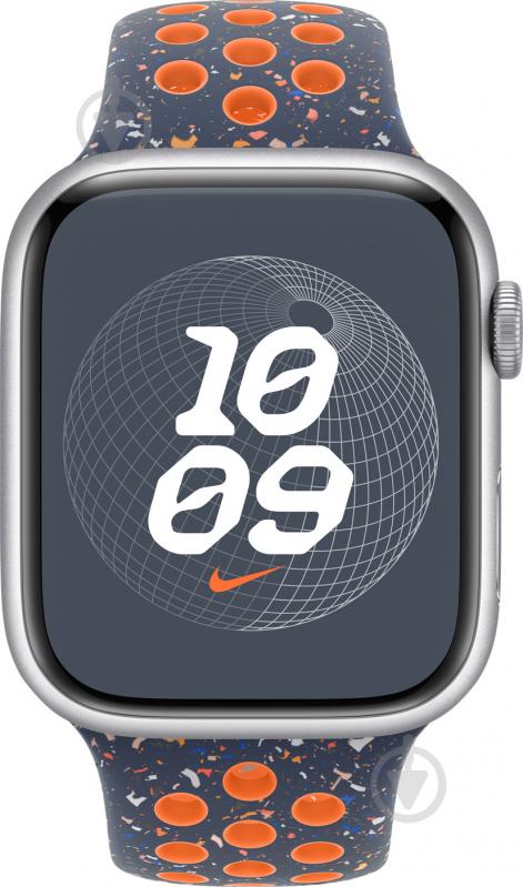 Ремінець Apple 45mm Blue Flame Nike Sport Band - M/L (MUV93ZM/A) - фото 3