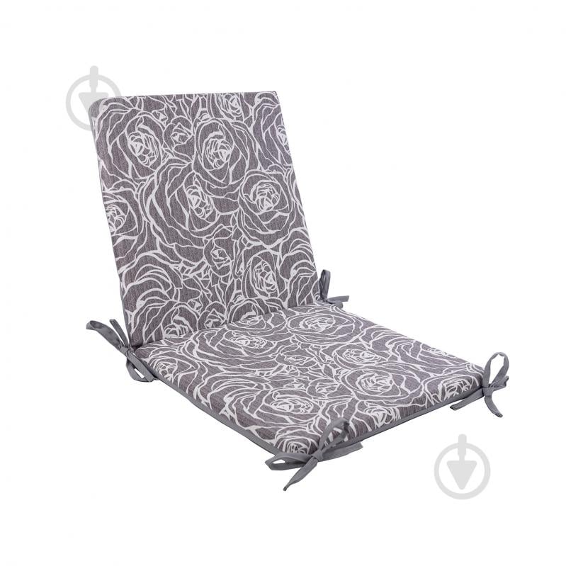 Подушка на стул Ost-Fran 40х80х3 см лонета Cosima Gris - фото 1