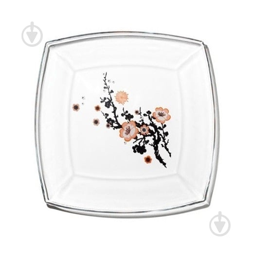 Тарілка обідня Pasabahce Sakura 26,5х26,5 см 54087SK - фото 1