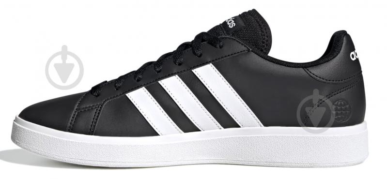 Кроссовки мужские Adidas GRAND COURT BASE 2.0 GW9251 р.41 1/3 черные - фото 2