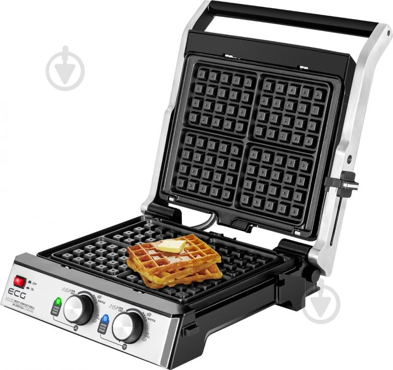 Вафельница-гриль ECG KG 2033 Duo Grill & Waffle - фото 11