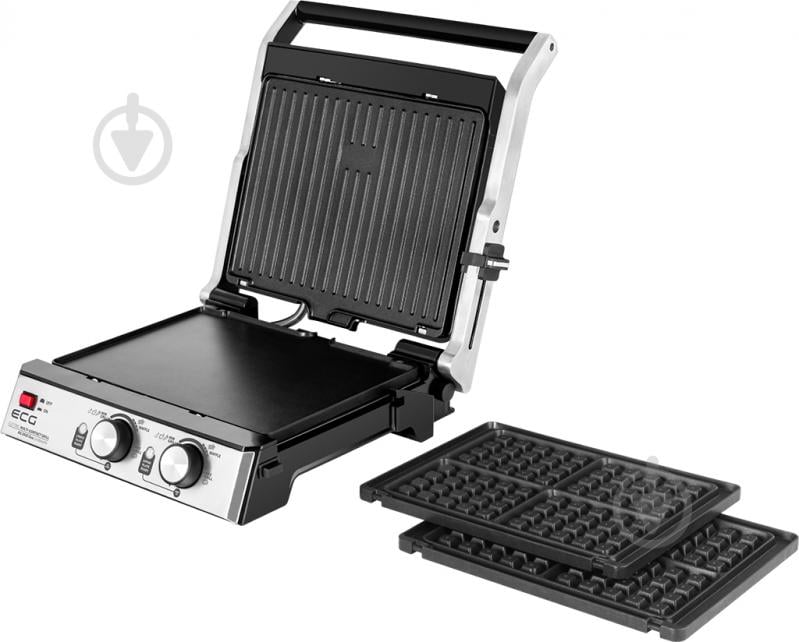 Вафельница-гриль ECG KG 2033 Duo Grill & Waffle - фото 14