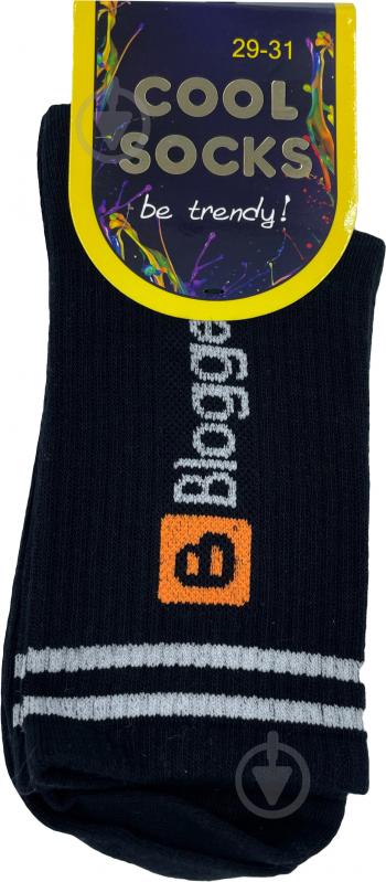 Шкарпетки чоловічі Cool Socks 2342 р.23-25 чорний - фото 1