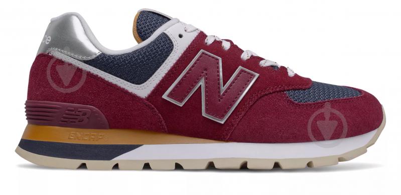 Кросівки чоловічі зимові New Balance ML574DHR р.42,5 бордові - фото 1