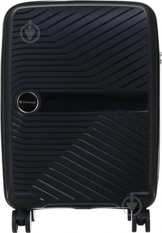 Чемодан Compass PP-849 S черный - фото 1