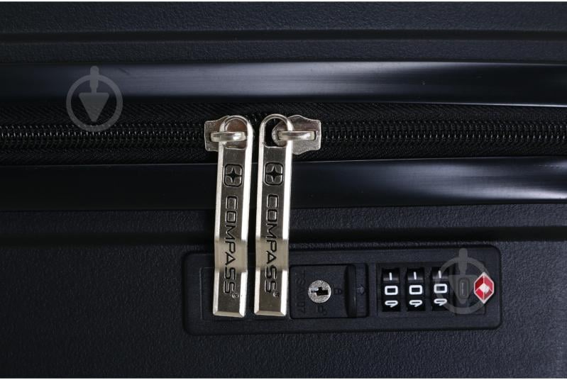 Чемодан Compass PP-849 S черный - фото 8