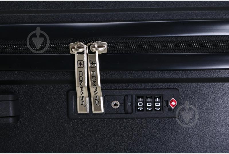 Чемодан Compass PP-849 L черный - фото 8