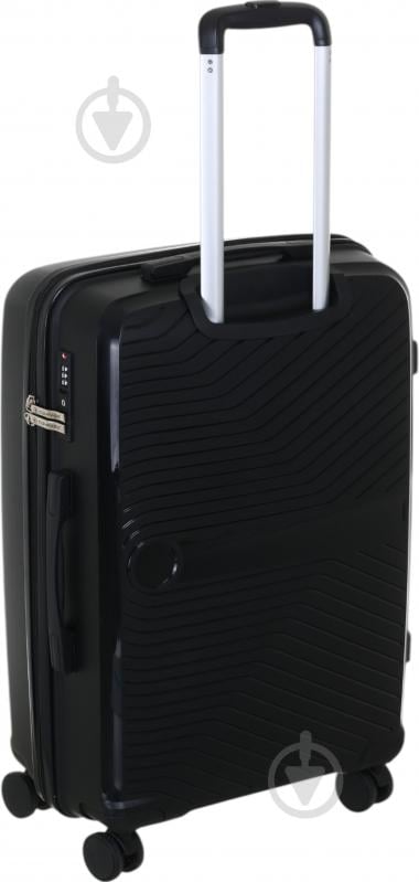 Чемодан Compass PP-849 M черный - фото 5
