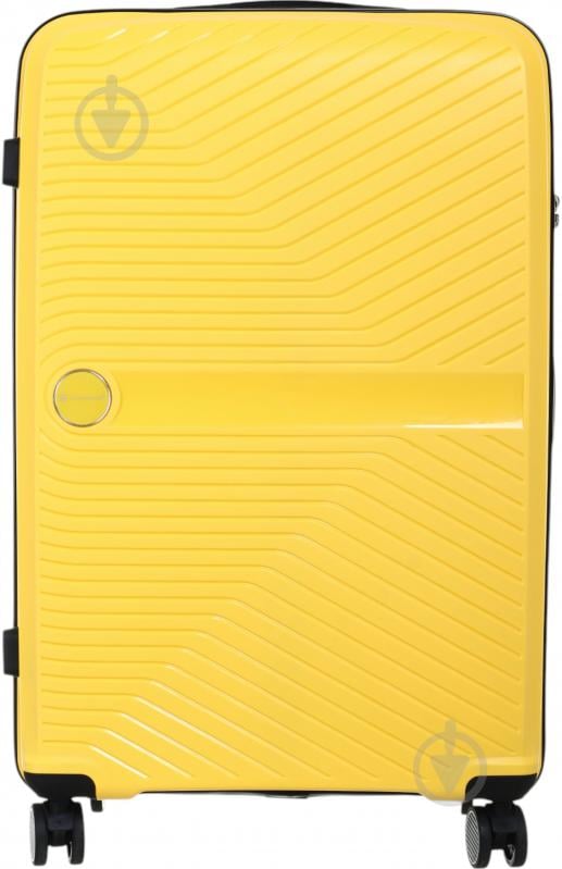 Чемодан Compass PP-849 L желтый - фото 1 Чемодан Compass PP-849 L желтый - фото 1