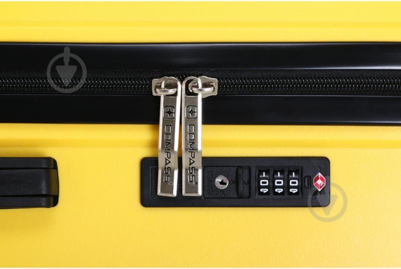 Чемодан Compass PP-849 L желтый - фото 8 Чемодан Compass PP-849 L желтый - фото 8