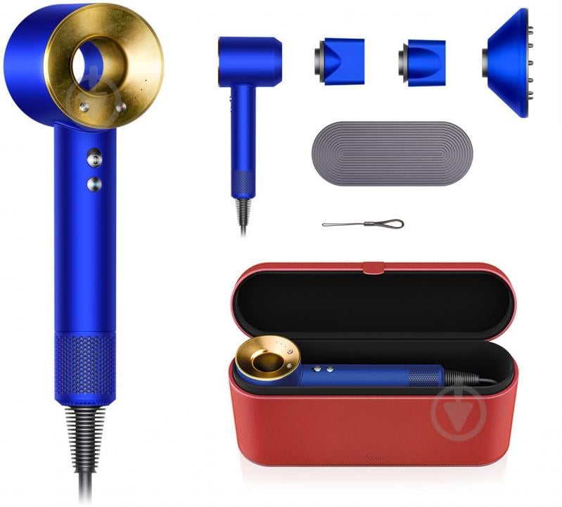 ВИТРИНА! Фен Dyson HD07 Supersonic 23.75K Blue/Gold - фото 2