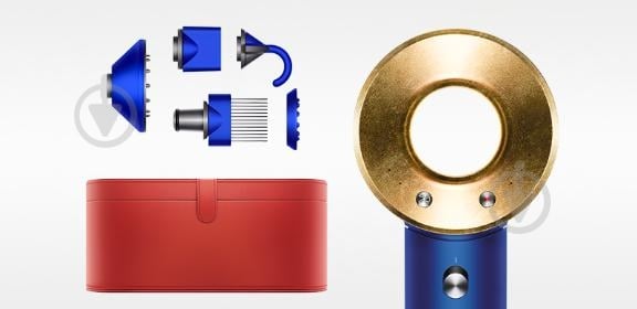 ВИТРИНА! Фен Dyson HD07 Supersonic 23.75K Blue/Gold - фото 5