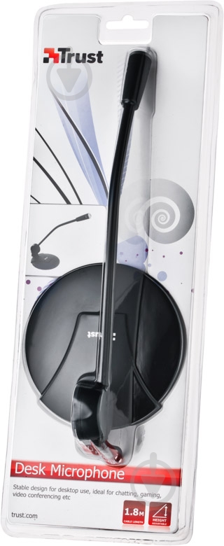 Мікрофон Trust MC-1200 (MC-1200 Microphone High Sensitive) - фото 2 Мікрофон Trust MC-1200 (MC-1200 Microphone High Sensitive) - фото 2